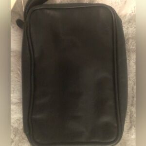 NWT PGA Tour Black Leather Men's Bag toiletry